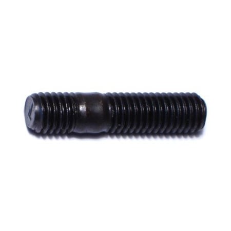 Midwest Fastener Double-End Threaded Stud, 8mm Thread to 35mm Thread, 35 mm, Steel, Plain, 8 PK 66454
